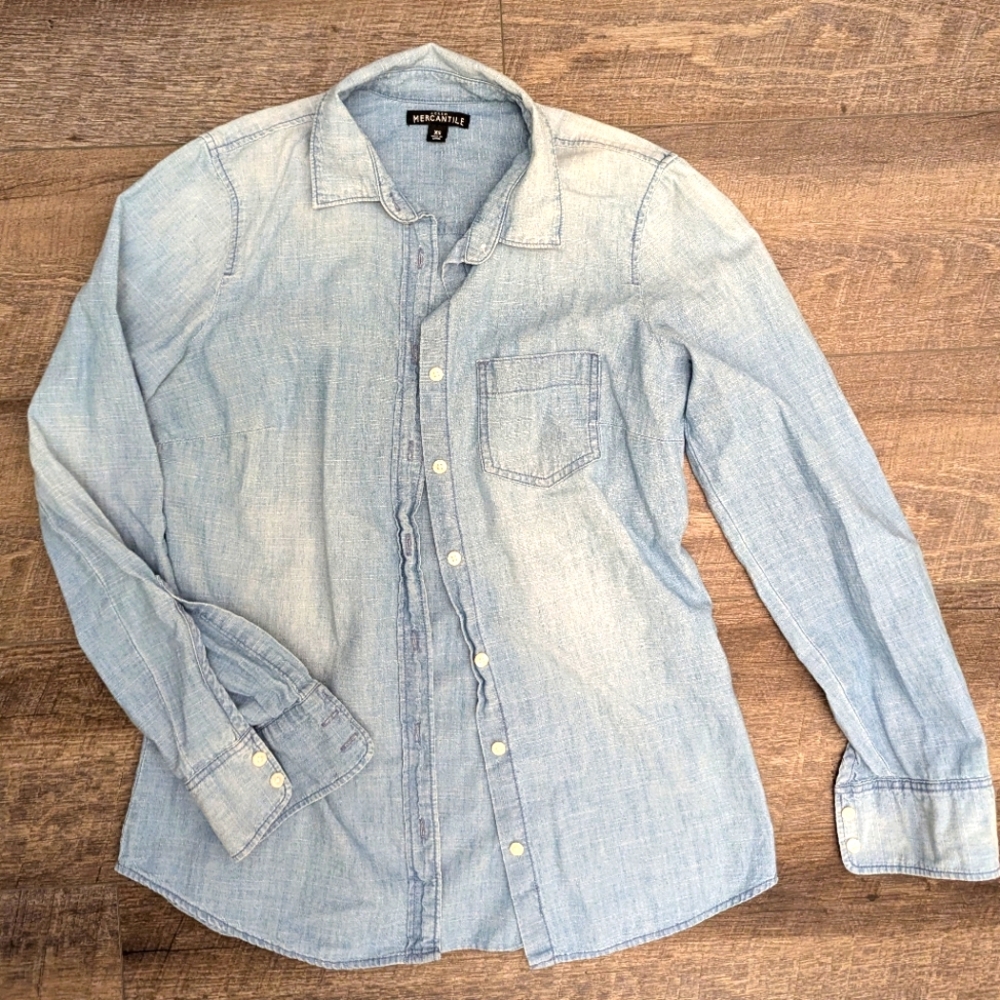 J. Crew Mercantile Chambray Shirt